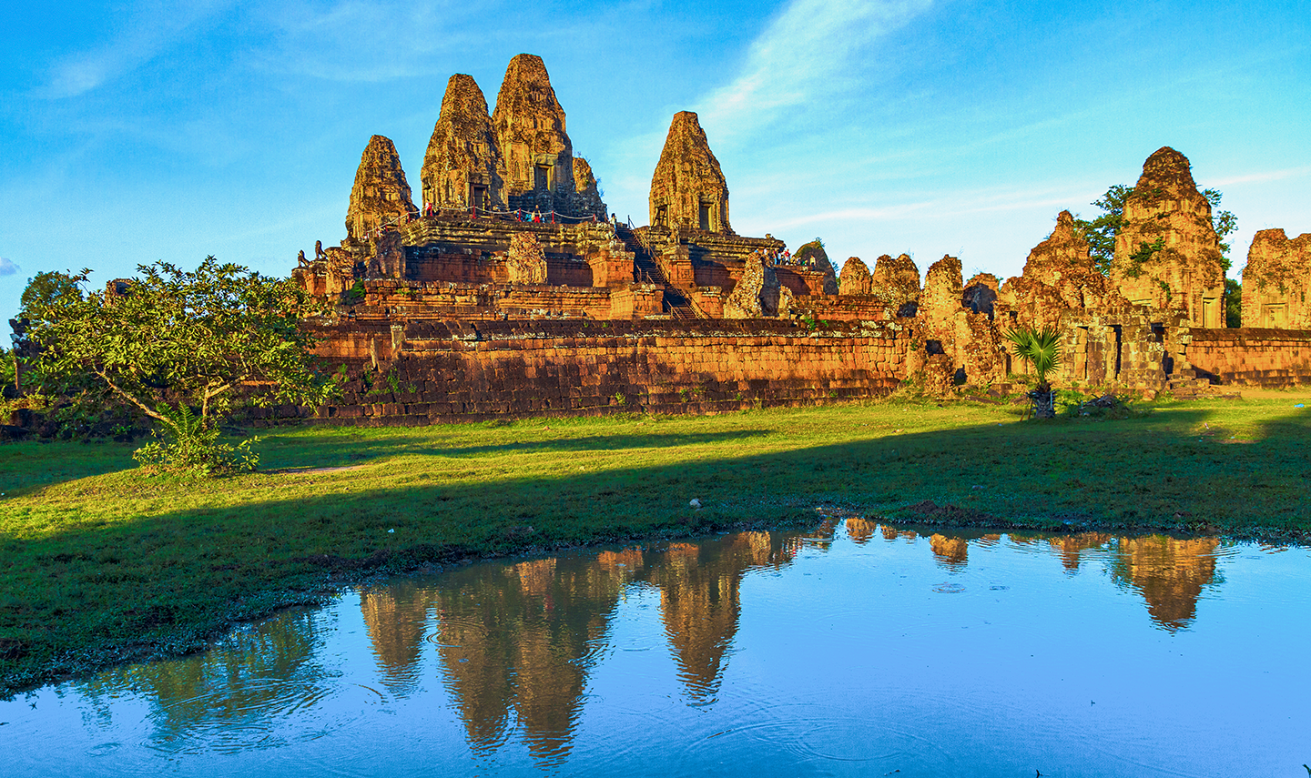 Pohled na jižní stranu chrámu Pre Rup